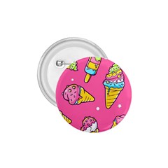 Summer Ice Creams Flavors Pattern 1.75  Buttons