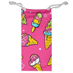 Summer Ice Creams Flavors Pattern Jewelry Bag