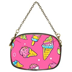 Summer Ice Creams Flavors Pattern Chain Purses (One Side) 