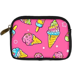 Summer Ice Creams Flavors Pattern Digital Camera Cases