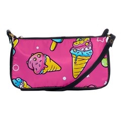 Summer Ice Creams Flavors Pattern Shoulder Clutch Bags