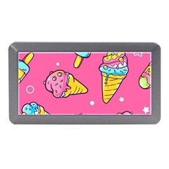 Summer Ice Creams Flavors Pattern Memory Card Reader (Mini)