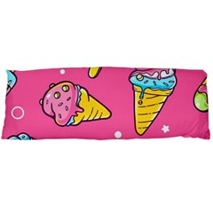 Summer Ice Creams Flavors Pattern Body Pillow Case (Dakimakura)