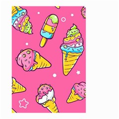 Summer Ice Creams Flavors Pattern Small Garden Flag (Two Sides)