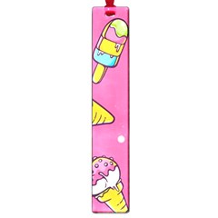 Summer Ice Creams Flavors Pattern Large Book Marks