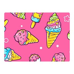 Summer Ice Creams Flavors Pattern Double Sided Flano Blanket (Mini) 