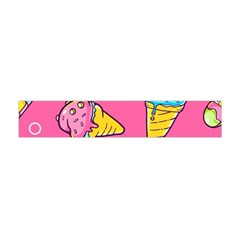 Summer Ice Creams Flavors Pattern Flano Scarf (Mini)