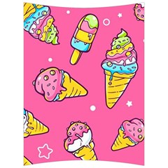 Summer Ice Creams Flavors Pattern Back Support Cushion by Bigfootshirtshop