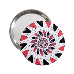 High Contrast Twirl 2 25  Handbag Mirrors by linceazul