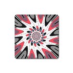 High Contrast Twirl Square Magnet Front