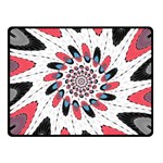 High Contrast Twirl Fleece Blanket (Small) 50 x40  Blanket Front