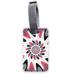 High Contrast Twirl Luggage Tags (one Side)  by linceazul