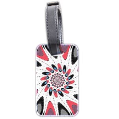 High Contrast Twirl Luggage Tags (two Sides) by linceazul