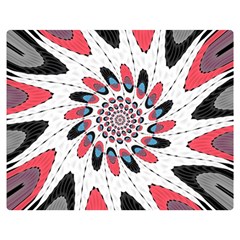 High Contrast Twirl Double Sided Flano Blanket (medium)  by linceazul