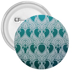 teal art nouvea 3  Buttons