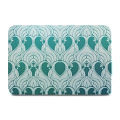 teal art nouvea Plate Mats