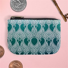 Teal Art Nouvea Mini Coin Purses by NouveauDesign