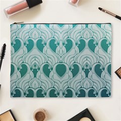 teal art nouvea Cosmetic Bag (XL)