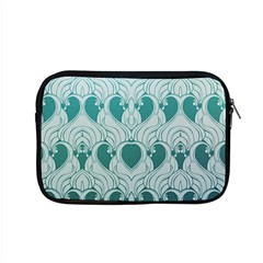 teal art nouvea Apple MacBook Pro 15  Zipper Case