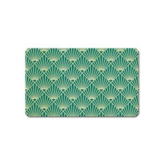 Green Fan  Magnet (name Card) by NouveauDesign