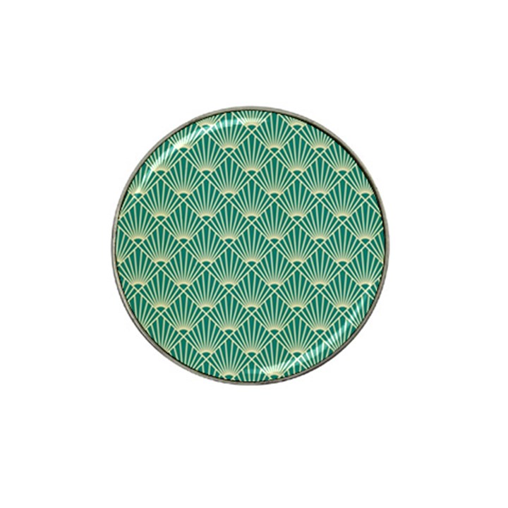 green fan  Hat Clip Ball Marker