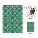 green fan  Playing Card Back