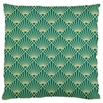 green fan  Large Cushion Case (Two Sides) Front