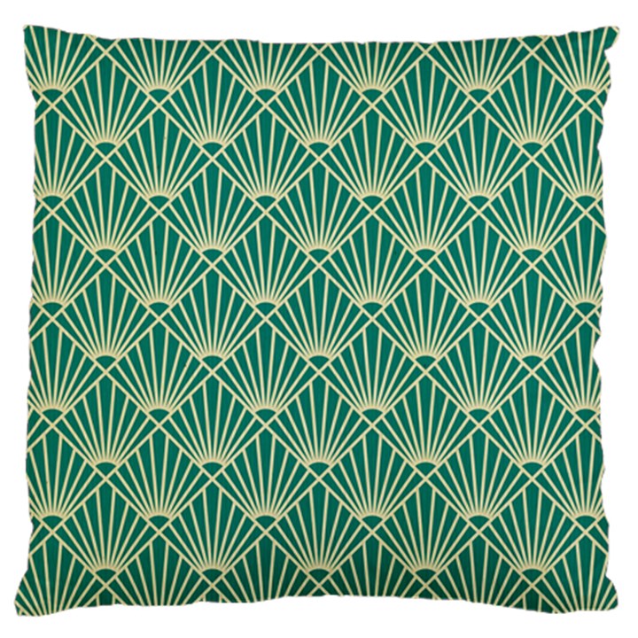 green fan  Large Cushion Case (Two Sides)