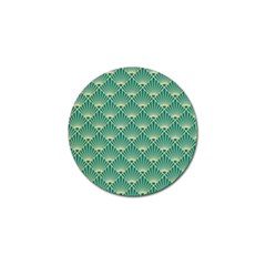 Green Fan  Golf Ball Marker