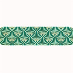 Green Fan  Large Bar Mats by NouveauDesign