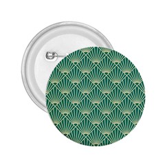 Green Fan  2 25  Buttons by NouveauDesign