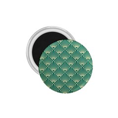 Green Fan  1 75  Magnets by NouveauDesign