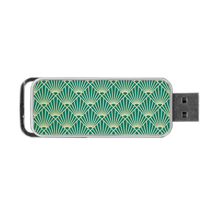 green fan  Portable USB Flash (One Side)