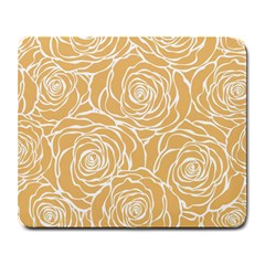 Yellow Peonines Large Mousepads by NouveauDesign