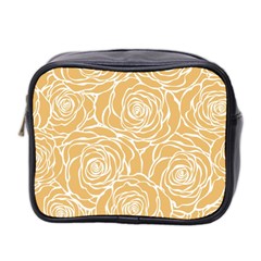 Yellow Peonines Mini Toiletries Bag 2-side by NouveauDesign