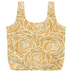 Yellow Peonines Full Print Recycle Bags (l)  by NouveauDesign