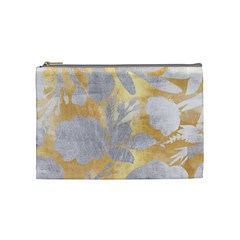 Gold Silver Cosmetic Bag (medium) 