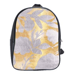 Gold Silver School Bag (large) by NouveauDesign