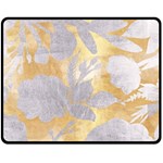 gold silver Fleece Blanket (Medium)  60 x50  Blanket Front