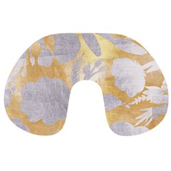 Gold Silver Travel Neck Pillows by NouveauDesign