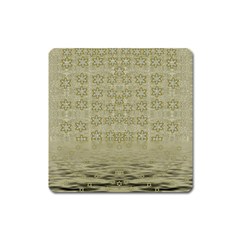 Shooting Stars Over The Sea Of Calm Square Magnet by pepitasart