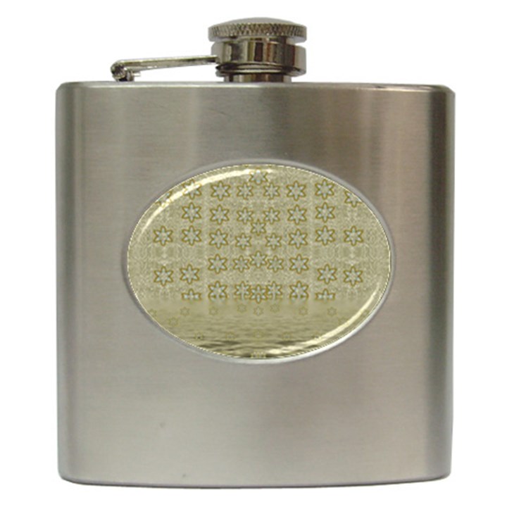 Shooting Stars Over The Sea Of Calm Hip Flask (6 oz)