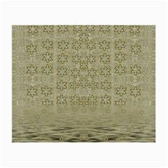 Shooting Stars Over The Sea Of Calm Small Glasses Cloth (2-side) by pepitasart