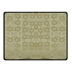 Shooting Stars Over The Sea Of Calm Fleece Blanket (small) by pepitasart