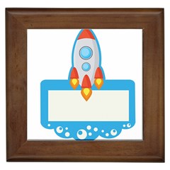 Rocket Spaceship Clip Art Clipart Framed Tiles by Celenk