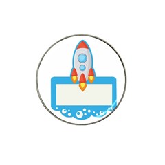 Rocket Spaceship Clip Art Clipart Hat Clip Ball Marker (10 Pack) by Celenk