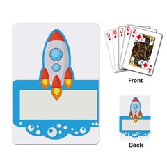 Rocket Spaceship Clip Art Clipart Playing Card by Celenk