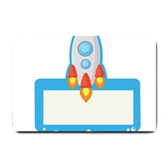 Rocket Spaceship Clip Art Clipart Small Doormat 