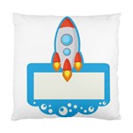 Rocket Spaceship Clip Art Clipart Standard Cushion Case (Two Sides) Front