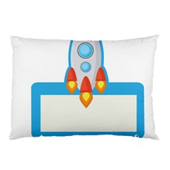 Rocket Spaceship Clip Art Clipart Pillow Case